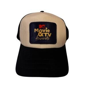 MTV Movie & TV Awards Trucker Hat Black White Adjustable